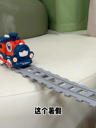 自从买了这个恐龙蒸汽小火车,孩子再也不玩手机了!