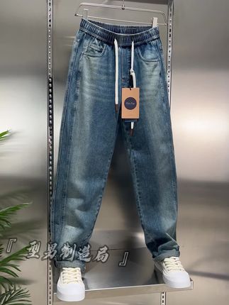 牛仔裤越简单的越高级 简简单单基础款就很百搭#新款#百搭裤子#大码#直筒#男士穿搭#