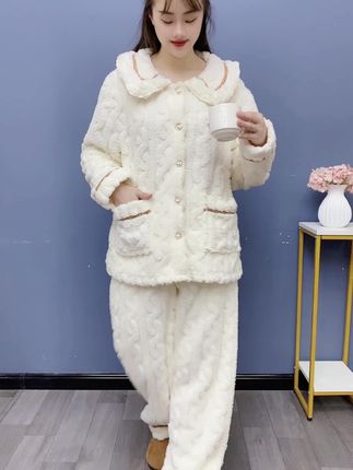 老婆哭着也要买的优质加厚睡衣,穿上超舒服,又保暖。这么冷赶快安排一套。