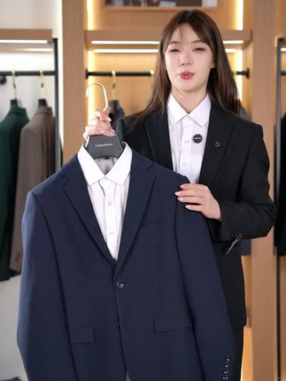 没想到,这么好的纯色西服,竟然那么便宜!