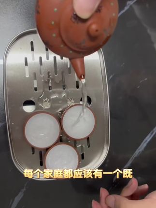 出差党封神!不锈钢茶盘折叠省空间,酒店泡功夫茶秒变大佬