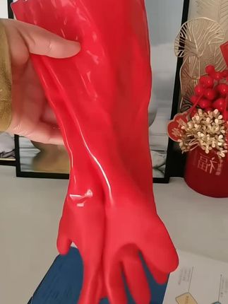 加绒保暖手套家务洗衣洗碗必备防水清洁耐磨加厚加棉洗车防滑手套