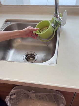 家里有这种双盆水槽的一定要试试这个神器!洗碗再也不怕了~