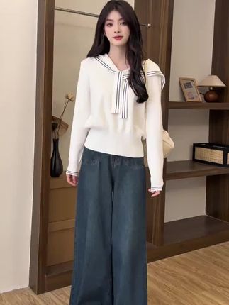 女人就该有件漂亮的针织衫,时髦洋气