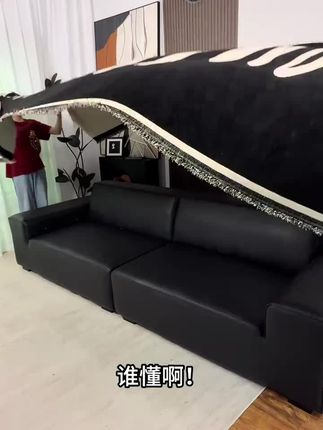 安装沙发套费时间?雪尼尔棉麻沙发套 2025 秒套万能款 全包设计省时省力{星期}
