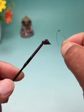 鹤渔人无结竿稍自锁扣空心绳竿稍绳PE线加固主线连接头钓鱼小用品