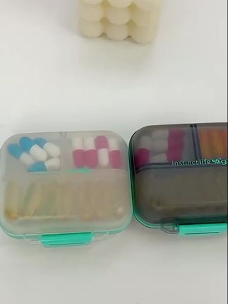 便携药盒便携式小药盒药盒分装器药盒分装便携小药盒药盒分装器