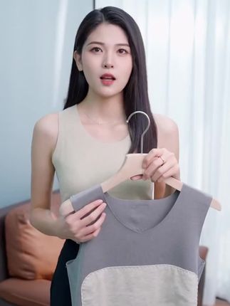 老公一眼就相中的#保暖背心,双层加绒抗寒,加大贴片护肚护背又暖腰,超暖和!#加绒保暖#保暖衣