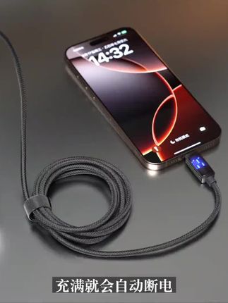 充满就会自动断电的#充电套装 可以很好的保护电池健康度#iphone17 #45瓦快充 #苹果充电器 #自动断电