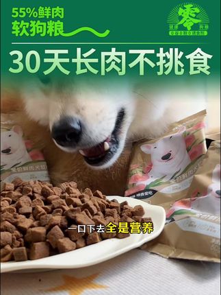 入口软糯,没牙也能吃,再挑食的狗狗都爱吃。#狗粮 #软狗粮 #挑食犬狗粮 #软粮 #狗粮全犬通用