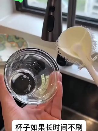 3把 长柄洗杯刷清洁小刷子水杯破壁机奶瓶清洗