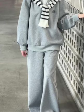 女童秋装卫衣套装