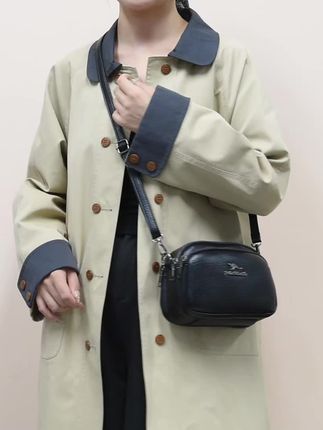 芭藜袋鼠皮包休闲手机包2025新款软皮斜挎包百搭单肩包女士小包包