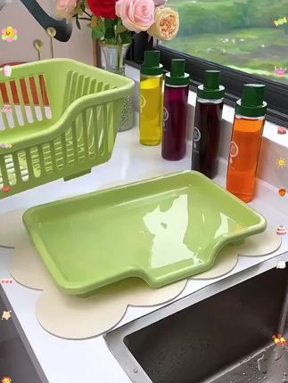 新款碗碟沥水架加厚大号收纳碗柜多功能家用厨房大号碗筷置物架#好物推荐#超便宜超划算#实用好物