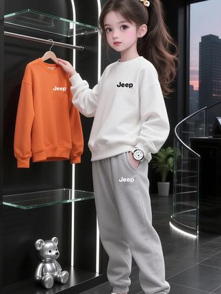 娃穿这套套装出门,被3个宝妈问链接!一键搞定秋日穿搭~
