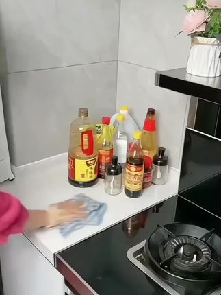 厨房太多瓶瓶罐罐~用这个#旋转收纳盘轻松解决,颜值高放女客厅做果盘也很好看 旋转调料盘#厨房收纳#居家好物