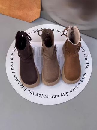 你的鞋该换了!复古雪地靴百搭,加绒保暖休闲,秋季时尚百搭!