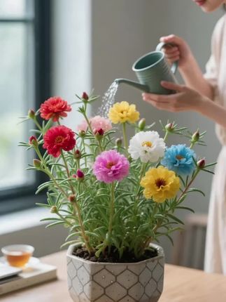 【老桩太阳花】多色重瓣耐寒庭院四季开花盆栽带根花卉阳台太阳花