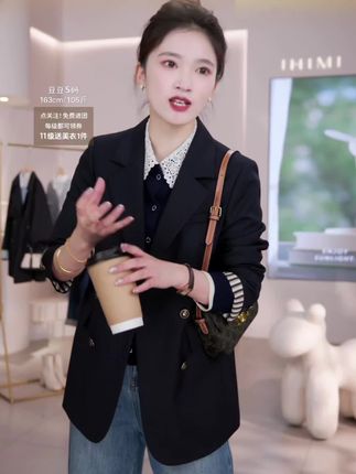 小西装外套女2025新款春秋季爆款通勤高级感西服小个子欧若风西服