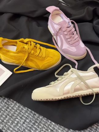 德训鞋女2025新款春夏季透气休闲运动鞋女鞋复古爆款超火阿甘鞋