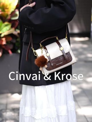CinvaiKrose正品手提包包女款2025新款高级感斜挎包小方包送女友老婆闺蜜生日礼物