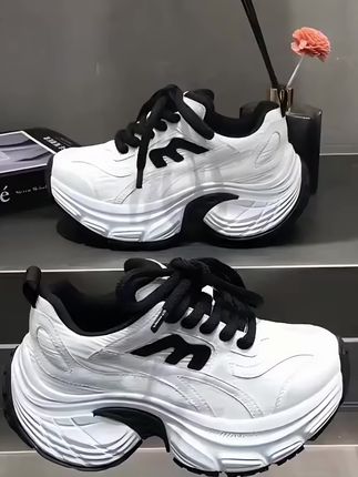 6cm增高厚底老爹鞋子女ins潮牌百搭2025新款爆款加绒百搭运动鞋子