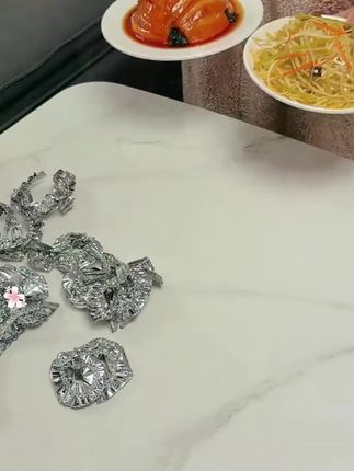抽取式铝箔保温罩家用厨房加厚碗罩餐桌饭菜保温套食物保鲜防尘罩#好物推荐