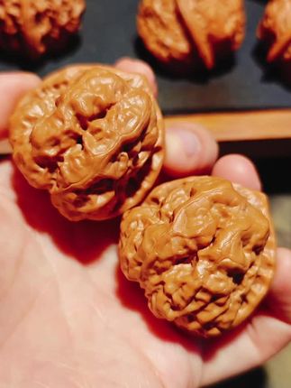 正宗精品老树延庆蛤蟆头核桃文玩金蟾狮子头闷尖有腿有眼开背呱呱蛤蟆头核桃精品配对
